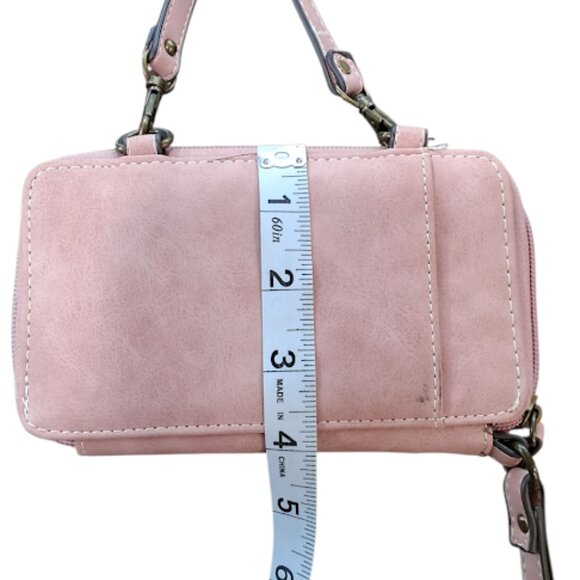 b.o.c. Small Blush Crossbody Wallet/Bag w/wristlet strap - Picture 4 of 10